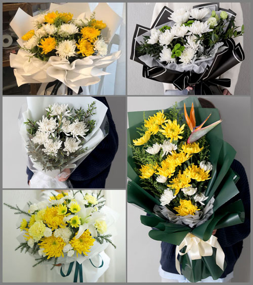 福建三明大田县桃源镇前厝村白事花束代送